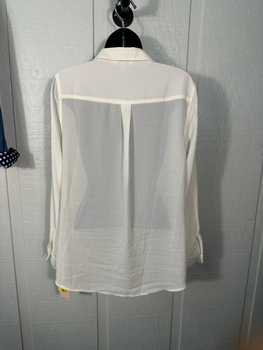 Nanette Lepore White Long Sleeve Top Size Small NWT - Picture 6 of 8